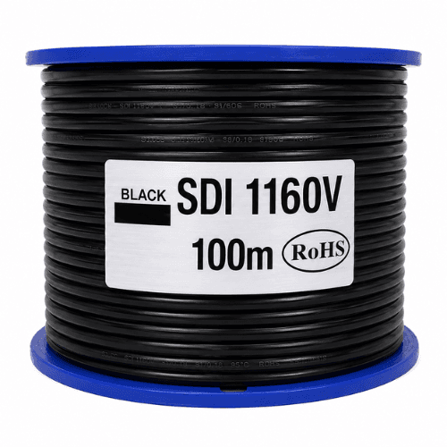 ELECTRA 16MM2 BLACK SDI CABLE 100M SDI1160V