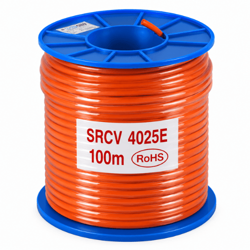 Electra 2.5mm² 4 Core + Earth Orange Circular Cable 100m SRCV4025E