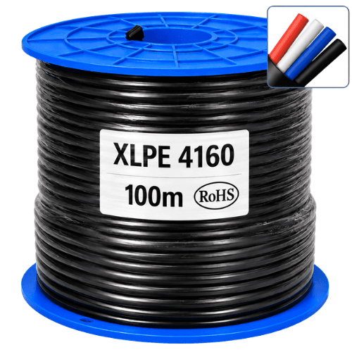 Electra 16mm² XLPE 4 Core Power Cable 100m XLPE4160-BK