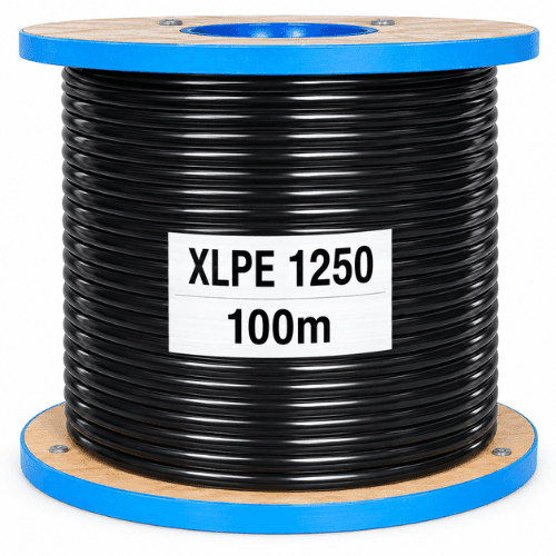 Electra 25mm² XLPE Single Core Black Cable, 100m Roll XLPE1250-BK