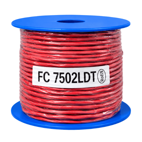 Electra 1.5mm² Twin Red Twisted Fire Control Cable, 100m Roll FC7502LDT