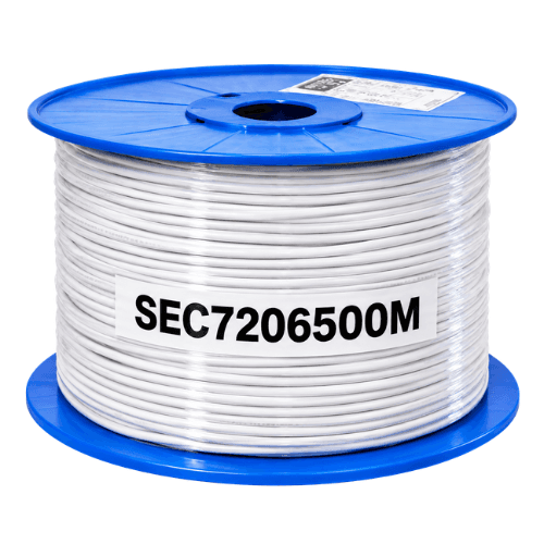 Electra 0.22mm² 6 Core Security Alarm Cable, 500m Roll SEC7206