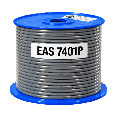 Electra 0.88mm² 1 Pair Screened Data Cable, 100m Roll EAS7401P