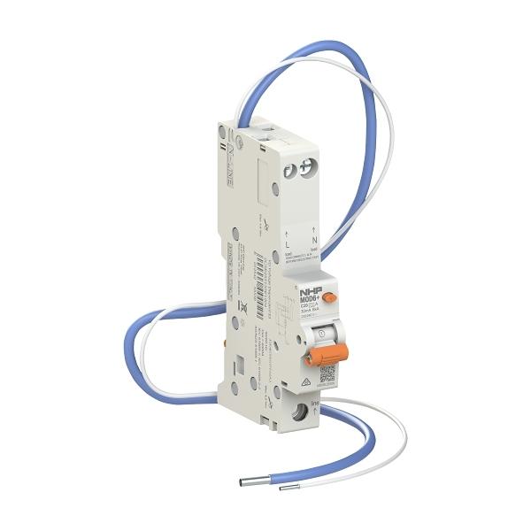NHP MOD6+ 1 POLE 20A C CURVE TYPE A RCBO MD6RD2030A