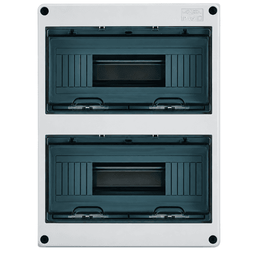 NEXE 24 WAY IP65 WEATHER PROTECTED DISTRIBUTION BOX WITH LINK