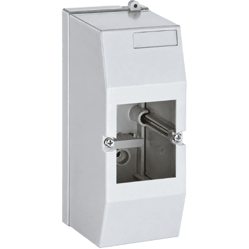 NEXE 2 Pole Hager Style MCB Enclosure DIN Rail Housing IP30 NXHAG-2