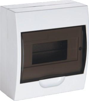 Nexe 8 Way Surface Mounted Distribution Board with Link NXDB8P