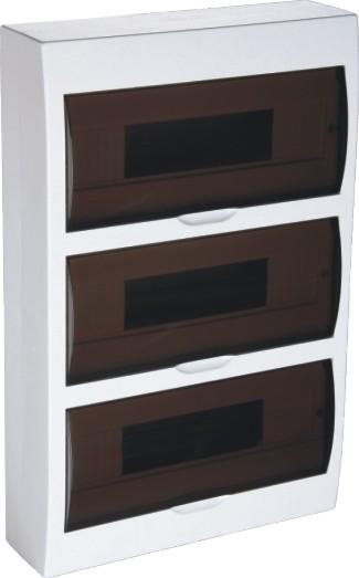 Nexe 36 Way Surface Mounted Distribution Board with Link NXDB36P