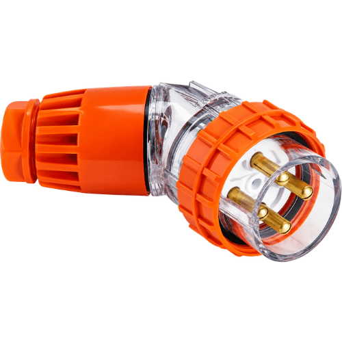 NEXE 4 PIN 10A ROUND ANGLED INDUSTRIAL PLUG 66PA410