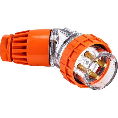 NEXE 4 PIN 32A ROUND ANGLED INDUSTRIAL PLUG 66PA432