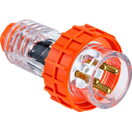 NEXE 4 PIN 50A ROUND STRAIGHT INDUSTRIAL PLUG 66P450