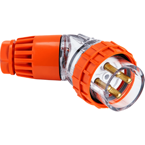 NEXE 4 PIN 50A ROUND ANGLED INDUSTRIAL PLUG 66PA450