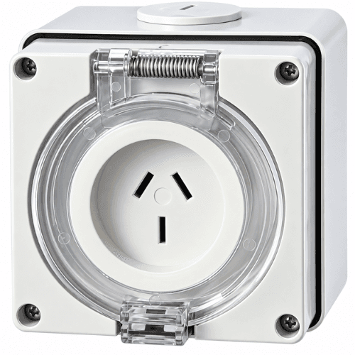 NEXE 3 PIN 10A FLAT SOCKET OUTLET 66SO310F