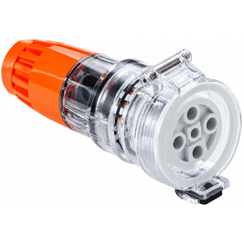 NEXE 5 PIN 40A ROUND INDUSTRIAL EXTENSION SOCKET 66SCS540