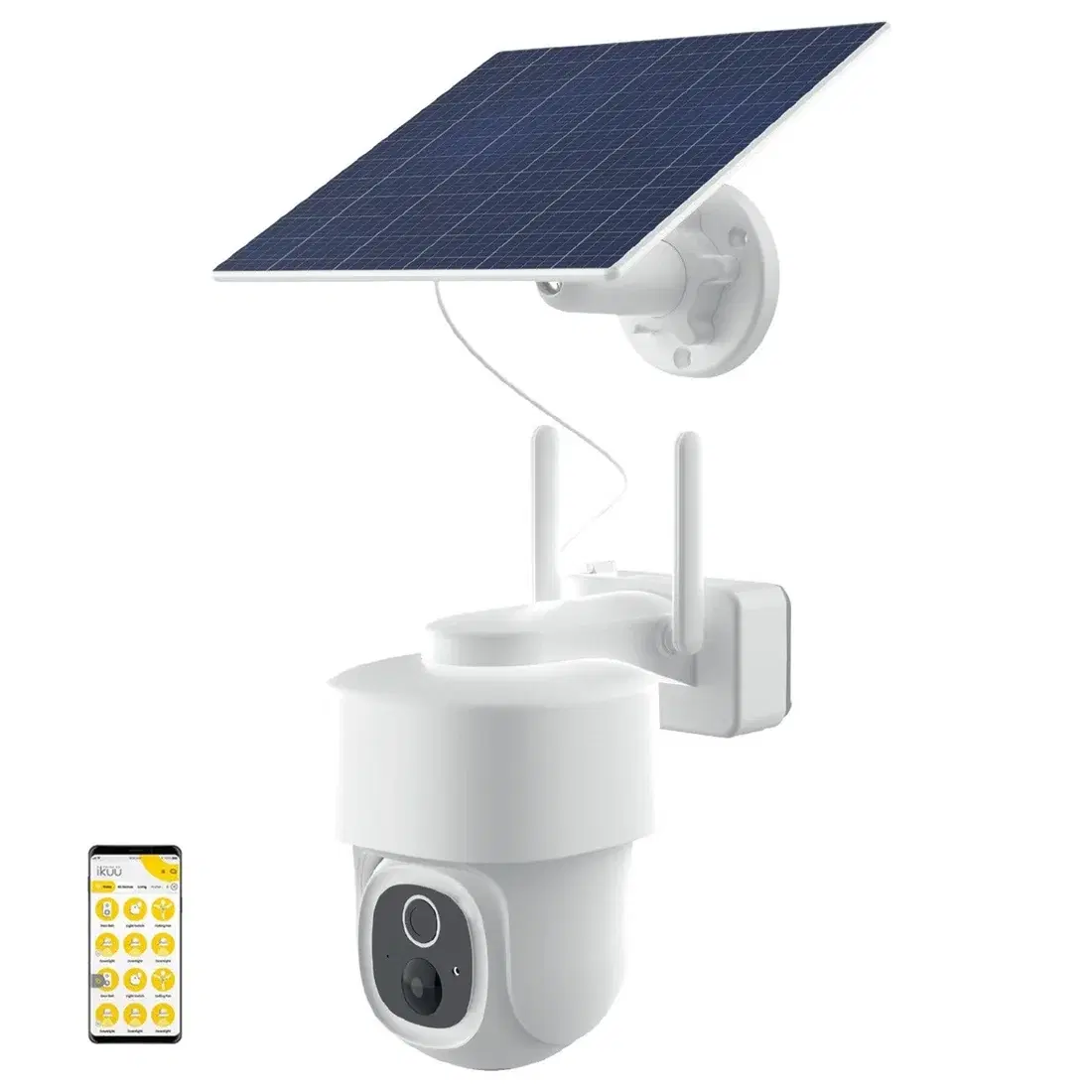 Mercator Ikuü Cooper 4G Solar PTZ Security Camera with Battery & Solar Panel SSC04G-LTE