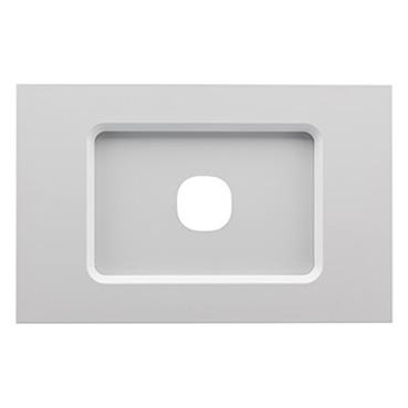 CLIPSAL SATURN ZEN WHITE 1 GANG GRID PLATE Z4031VH-ZW