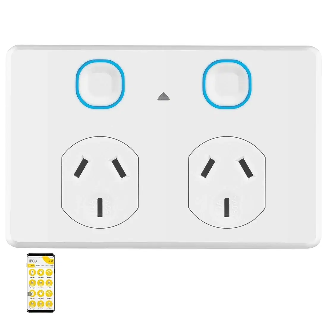 MERCATOR IKUU WI-FI 10A DOUBLE POWERPOINT SPP02G-WIFI