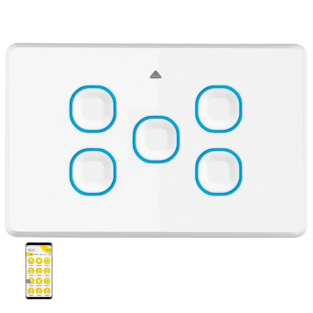 MERCATOR IKUU WI-FI 5 GANG SWITCH SSW05G-WIFI