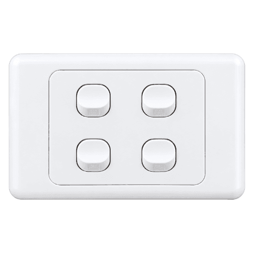 ELCOPO 4 GANG HORIZONTAL SWITCH WS4