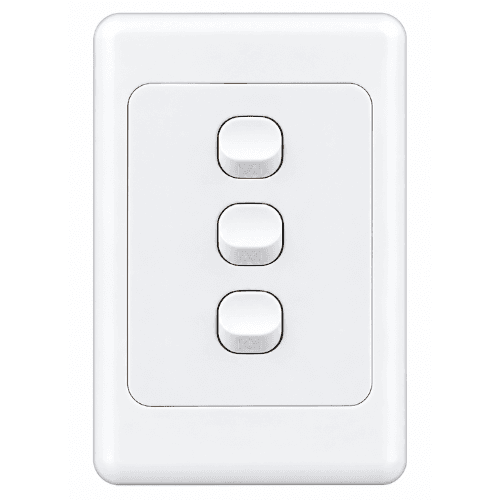 ELCOPO 3 GANG VERTICAL SWITCH WS3V