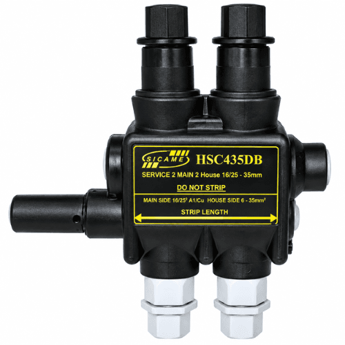 SICAME DOUBLE BOLT HOUSE SERVICE CONNECTOR HSC435DB