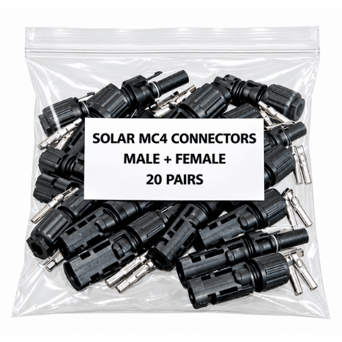 SOLAR MC4 CONNECTOR (MALE+ FEMALE) 20 PAIRS SMC420