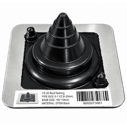 ROOF RUBBER FLASHING DEKTITE 100MM X 100MM RRFF100-SOLAR