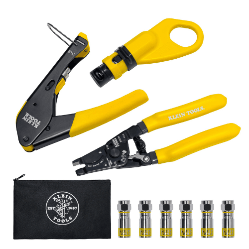 KLEIN TOOLS COAX CABLE INSTALLATION KIT (VDV026-211)