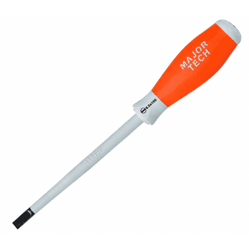 MAJOR TECH 6.5MM FLAT 1000V AC/1500V DC SLIMLINE INSULATED SCREWDRIVER KTK04S65