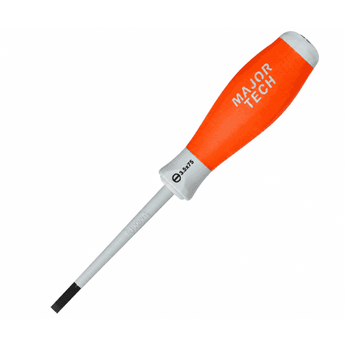 MAJOR TECH 3.5MM FLAT 1000V AC/1500V DC SLIMLINE INSULATED SCREWDRIVER KTK04S35