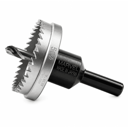 WATTMASTER MARVEL MHE50C 50MM HSS HOLESAW WITH BUILT-IN ARBOR AND EJECTOR SPRING