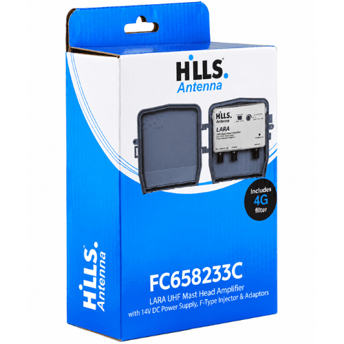 HILLS ANTENNA LARA UHF PSU6F MASTHEAD AMPLIFIER WITH 4G FILTER FC658233C