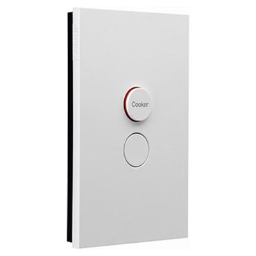 CLIPSAL SATURN ZEN WHITE 45A COOKER SWITCH MECH Z4061/45-ZW