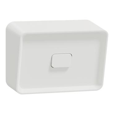 CLIPSAL ICONIC OUTDOOR WHITE 1 GANG SWITCH 20A/16AX O3041HA-XW