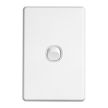 CLIPSAL CLASSIC C2000 1 GANG VERTICAL SWITCH C2031VA-WE