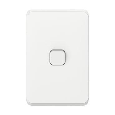 CLIPSAL ICONIC 1 GANG VERTICAL SWITCH 10A 3041VA-VW