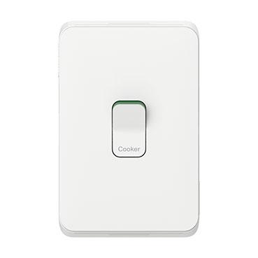 CLIPSAL ICONIC 45A COOKING APPLIANCE ISOLATOR SWITCH 3041/45-VW